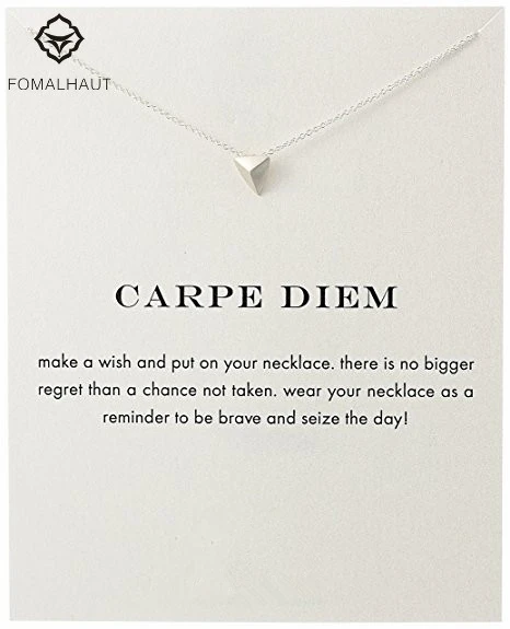 Sparkling Carpe Diem Pendant necklace Stud Clavicle Chains Statement Necklace For Women FOMALHAU Jewelry
Sparkling Carpe Diem Pendant necklace Stud Clavicle Chains Statement Necklace For Women FOMALHAU Jewelry