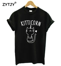 KITTICORN KITTEN UNICORN cat Print Women tshirt Casual Cotton Hipster Funny t shirt For Girl Top Tee Tumblr Drop Ship BA53