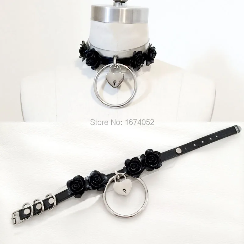 Punk Gothic Harajuku Black Rose Flower Double Row Layer Clear Vinyl Transparent O round Heart Lock Key Choker Colalr Necklace
Punk Gothic Harajuku Black Rose Flower Double Row Layer Clear Vinyl Transparent O round Heart Lock Key Choker Colalr Necklace