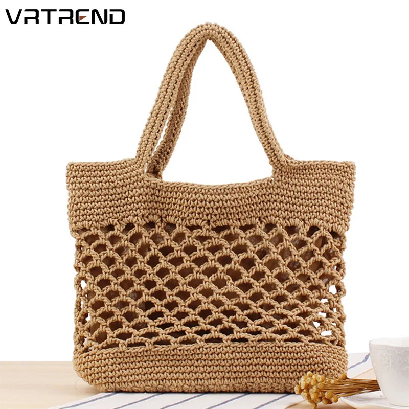 VRTREND Straw Bag Handmade Woven Hollow Bucket Shoulder Bag Summer Knitting Solid Color Clutch Handbag For Women Bolsa Feminina
VRTREND Straw Bag Handmade Woven Hollow Bucket Shoulder Bag Summer Knitting Solid Color Clutch Handbag For Women Bolsa Feminina