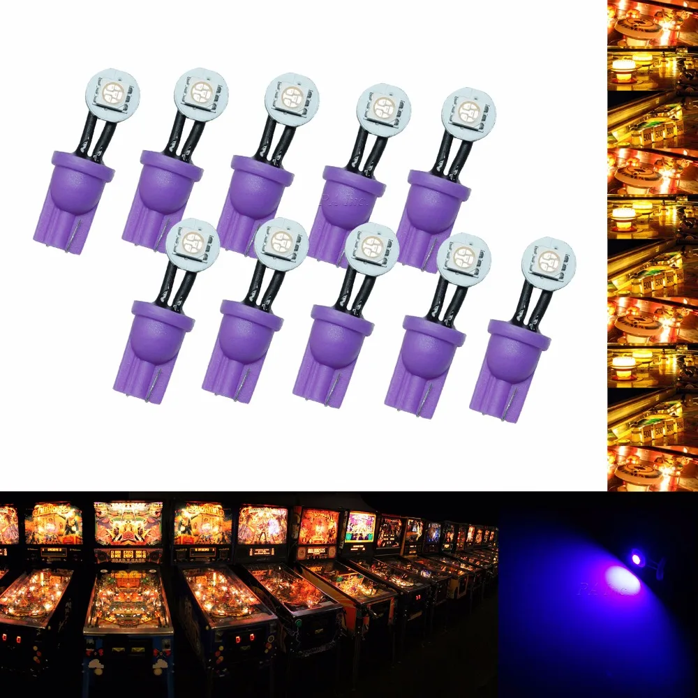 PA LED 10PCS x Auto Dashboard Pinball Machine Light for Vending 6.3V 1SMD 5050 SMD Purple Color | Автомобили и мотоциклы