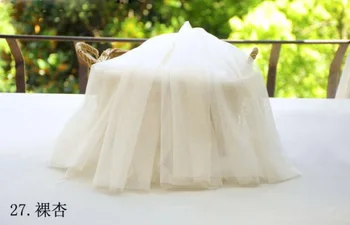 Cream plain tulle netting fabric 5 yards,fine tulle for bridal veil dress,mesh earth tone for tutu wedding decors 30+ colors
Cream plain tulle netting fabric 5 yards,fine tulle for bridal veil dress,mesh earth tone for tutu wedding decors 30+ colors