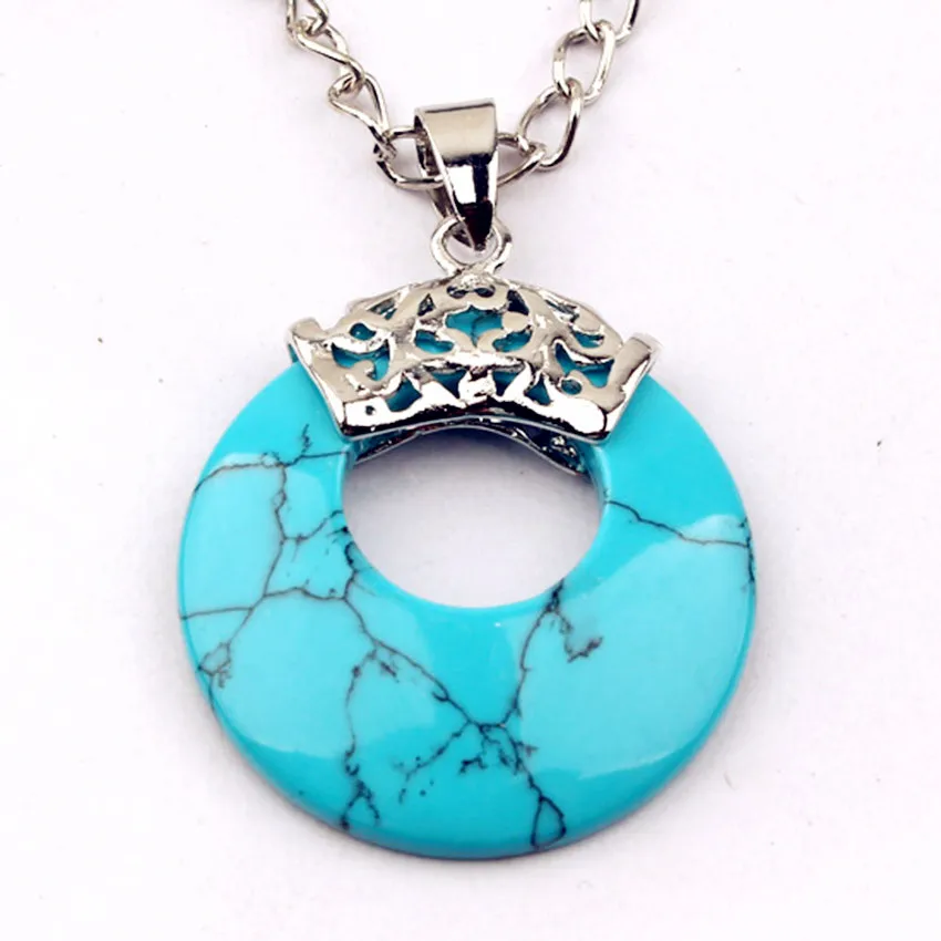 FYJS Unique Jewelry Silver Plated Round Hollow Vintage Pendant Blue Turquoises Stone Necklace
FYJS Unique Jewelry Silver Plated Round Hollow Vintage Pendant Blue Turquoises Stone Necklace