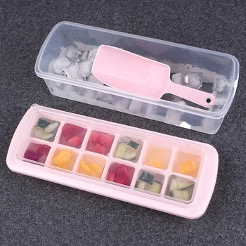 12 Grid Silicone Ice Cube Eco-Friendly Cavity Tray With Cover Mini Ice Cubes Summer DIY Drinking Tool Tray Ice Maker
12 Grid Silicone Ice Cube Eco-Friendly Cavity Tray With Cover Mini Ice Cubes Summer DIY Drinking Tool Tray Ice Maker