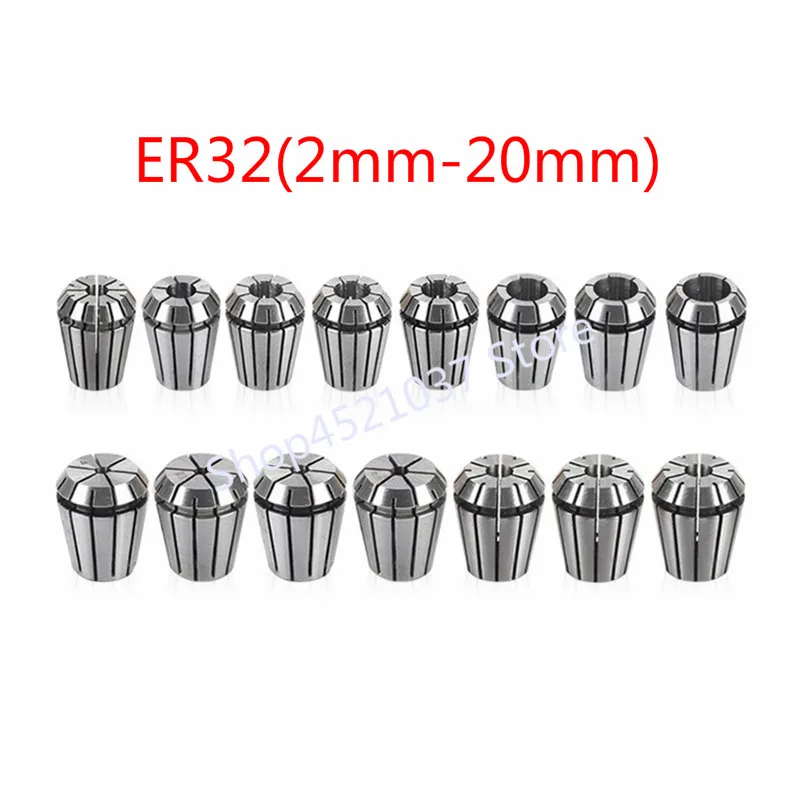 2mm-20mm ER32 Collet Chuck Tool Bits Holder Spring Collet for CNC Engraving Machine Milling Lathe Tool spindel motor clamp
2mm-20mm ER32 Collet Chuck Tool Bits Holder Spring Collet for CNC Engraving Machine Milling Lathe Tool spindel motor clamp