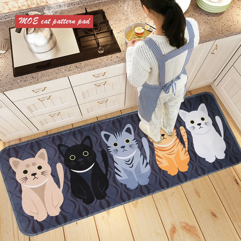 Welcome Floor Mats Animal Cat Printed Bathroom Kitchen Carpets Doormats Cat Floor Mat for Living Room Anti-Slip Tapete
Welcome Floor Mats Animal Cat Printed Bathroom Kitchen Carpets Doormats Cat Floor Mat for Living Room Anti-Slip Tapete
