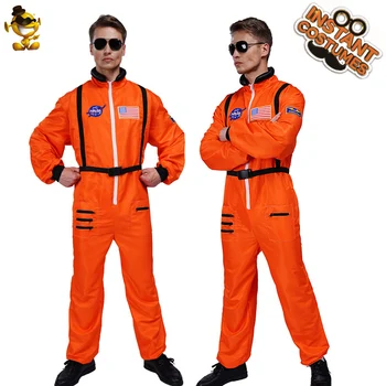 Adult Astronaut Jumpsuit Men Cosplay Halloween&Carnival Costume Orange Spacesuit Universe Star Clothing Party Costume
Adult Astronaut Jumpsuit Men Cosplay Halloween&Carnival Costume Orange Spacesuit Universe Star Clothing Party Costume