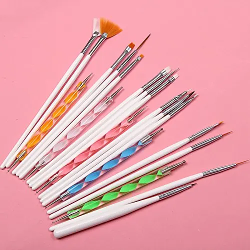 15Pcs Nail Art Brush Set Acrylic Uv Gel Design Brush Set Painting Pen Tips Tools Kit 0
15Pcs Nail Art Brush Set Acrylic Uv Gel Design Brush Set Painting Pen Tips Tools Kit 0