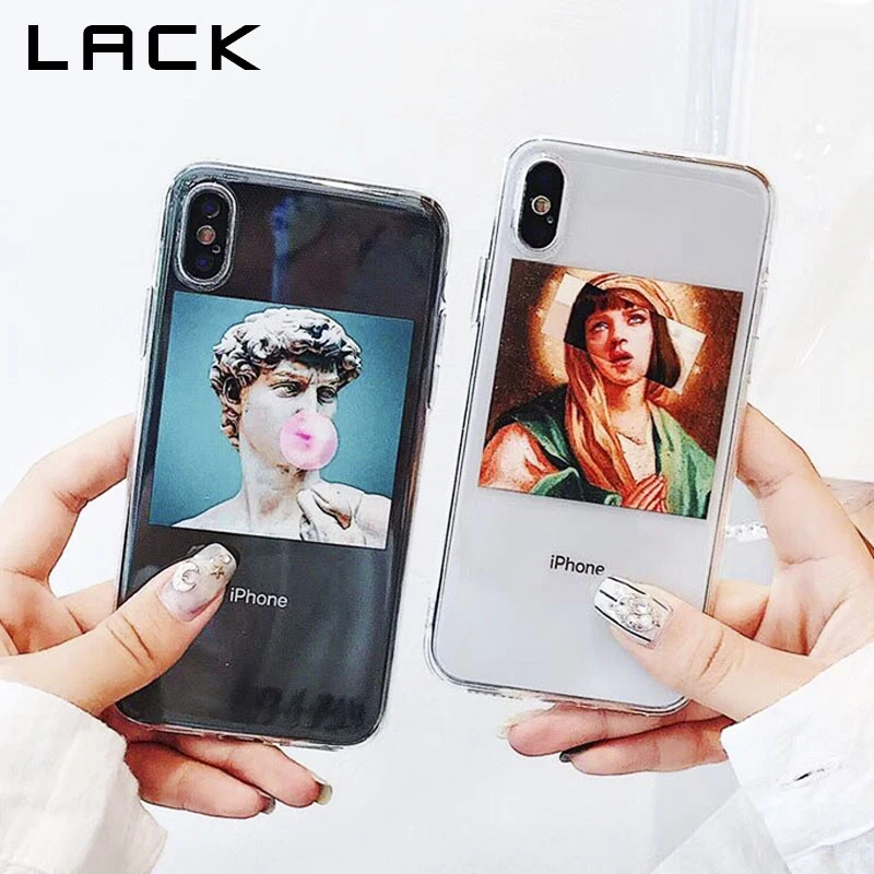 LACK Funny Art illustration Phone Case For iphone X Case For iphone 6 6S 7 8 Plus Sister Cover David Cases Soft TPU Couples Capa
LACK Funny Art illustration Phone Case For iphone X Case For iphone 6 6S 7 8 Plus Sister Cover David Cases Soft TPU Couples Capa