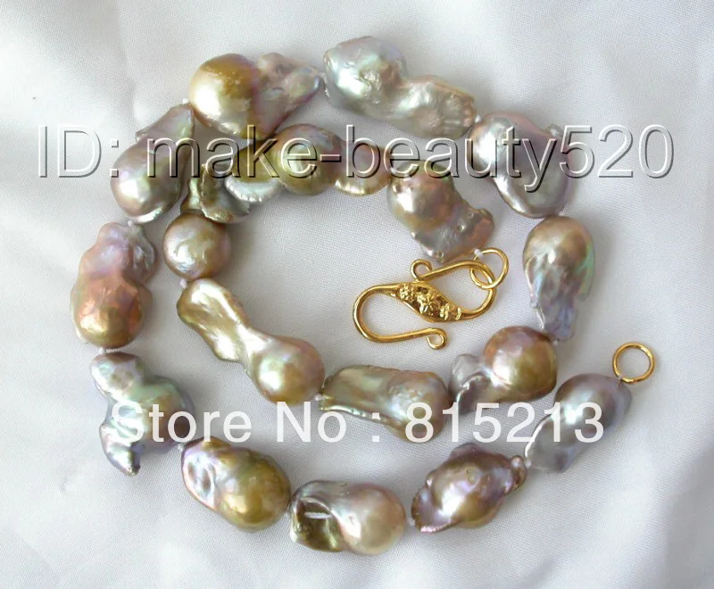 FREE SHIPPING>@@> N962 stunning 23mm baroque multicolor reborn keshi freshwater pearl necklace
FREE SHIPPING>@@> N962 stunning 23mm baroque multicolor reborn keshi freshwater pearl necklace