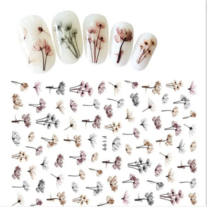 1 Sheet colorful Flower Water Transfer Slider for Manicure Nail Art Decoration Nail Sticker
1 Sheet colorful Flower Water Transfer Slider for Manicure Nail Art Decoration Nail Sticker