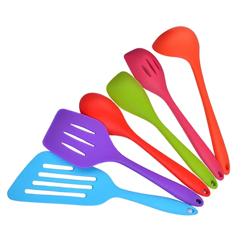 6 Pcs/Set Cooking Utensils Silicone Slotted Spatula Pancake Shovel Pot Spatula Long Handle Frying Fish Shovel Kitchen Tools Sets
6 Pcs/Set Cooking Utensils Silicone Slotted Spatula Pancake Shovel Pot Spatula Long Handle Frying Fish Shovel Kitchen Tools Sets