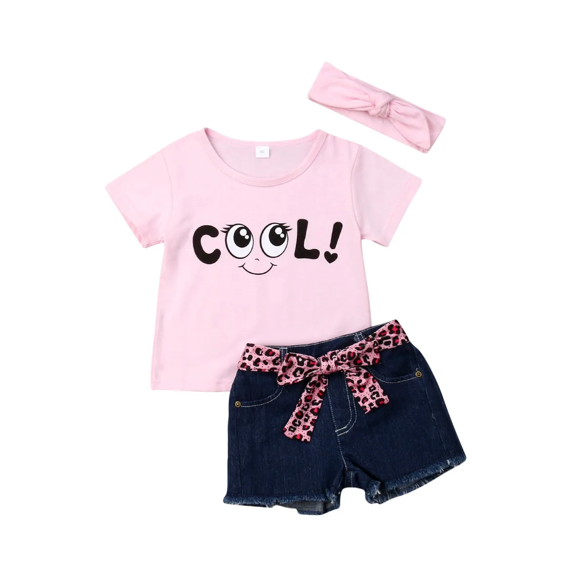 1-5Y Toddler Baby Girl Summer Clothes Sets Print Pink Tops + Jeans Pants Shorts + Headband Sunsuit Clothes Outfit
1-5Y Toddler Baby Girl Summer Clothes Sets Print Pink Tops + Jeans Pants Shorts + Headband Sunsuit Clothes Outfit