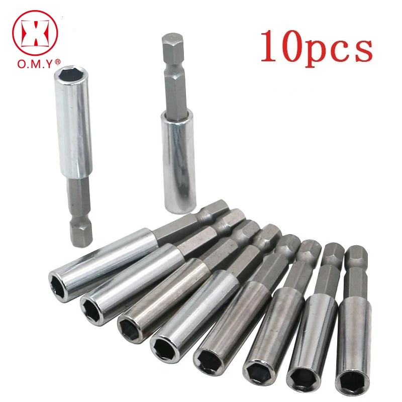 10pc Magnetic Bit Holder Set Extensions Quick Change Hex rod Shank 60/75/100/150mm Screwdriver Bit Tip Holder Tool Extend Socket
10pc Magnetic Bit Holder Set Extensions Quick Change Hex rod Shank 60/75/100/150mm Screwdriver Bit Tip Holder Tool Extend Socket