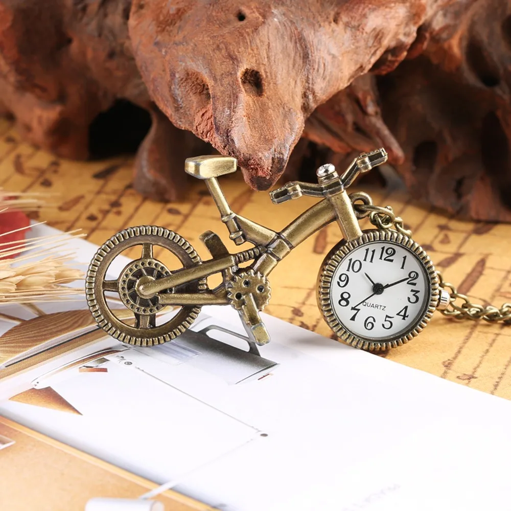 Vintage Charm Steampunk Pocket Watch Bicycle Skull Quartz Pocket Watch for Men Women Kids Boy Creative Necklace Pendant Clock
Vintage Charm Steampunk Pocket Watch Bicycle Skull Quartz Pocket Watch for Men Women Kids Boy Creative Necklace Pendant Clock