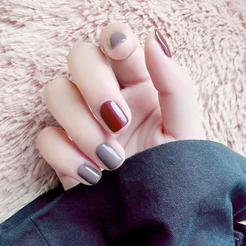 Women Simple Jump Color False Nails Long Size Design Nail Art Tips With Glue Full Cover Pure Color False Nails Artificial Nail
Women Simple Jump Color False Nails Long Size Design Nail Art Tips With Glue Full Cover Pure Color False Nails Artificial Nail