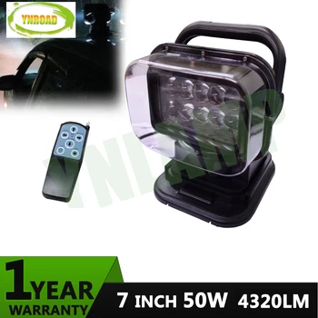 YNROAD 50W led remote search light hunting light led work light spot beam light 7inch leds 10pcs*5W
YNROAD 50W led remote search light hunting light led work light spot beam light 7inch leds 10pcs*5W