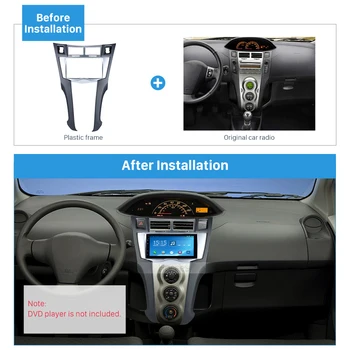 Harfey Car 2Din Panel Radio Frame Trim Kit Fascia for Toyota Yaris Vitz Platz 2005 2006 2007 2008 2009 2010 2011 Cover 178*100mm
Harfey Car 2Din Panel Radio Frame Trim Kit Fascia for Toyota Yaris Vitz Platz 2005 2006 2007 2008 2009 2010 2011 Cover 178*100mm