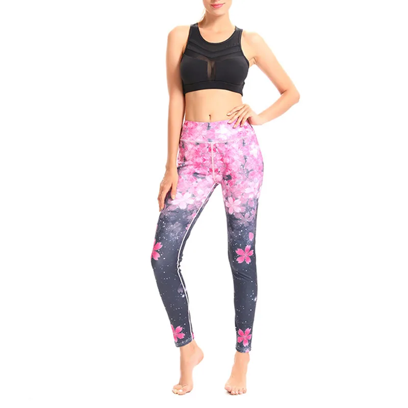 NORMOV Fitness Women Leggings Fashion Cherry Blossoms Print Mid Wasit Elastic Push Up Ankle Length Polyester Leggings
NORMOV Fitness Women Leggings Fashion Cherry Blossoms Print Mid Wasit Elastic Push Up Ankle Length Polyester Leggings