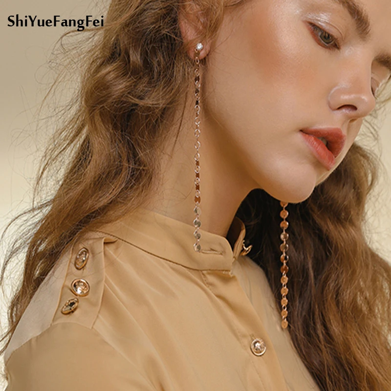 Gold Color Crystal Tassel Earrings for Women Bar Long Dangle Drop Earing 2018 Fashion Female Wedding Jewelry Gift Wholes
Gold Color Crystal Tassel Earrings for Women Bar Long Dangle Drop Earing 2018 Fashion Female Wedding Jewelry Gift Wholes