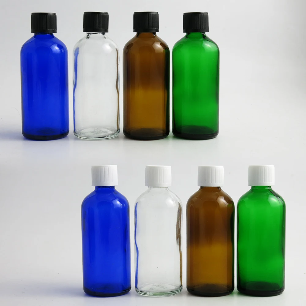 360pcs100ml Portable Green/Clear/Brown/Blue Glass Bottle With Plastic CapEssential Oil Liquid Aromatherapy Pipette Vials Contai
360pcs100ml Portable Green/Clear/Brown/Blue Glass Bottle With Plastic CapEssential Oil Liquid Aromatherapy Pipette Vials Contai