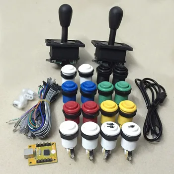 2 Player Mame Arcade DIY parts: PC PS3 2 in 1 USB encoder to Joysticks 4/8 way & 16 HAPP Push Buttons 60 in 1
2 Player Mame Arcade DIY parts: PC PS3 2 in 1 USB encoder to Joysticks 4/8 way & 16 HAPP Push Buttons 60 in 1