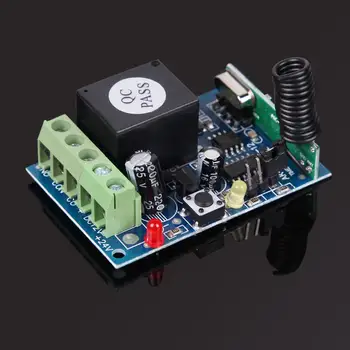 433MHz DC12V 1 Controle Remote Channel Learning Code Wireless Remote Control Relay Module
433MHz DC12V 1 Controle Remote Channel Learning Code Wireless Remote Control Relay Module