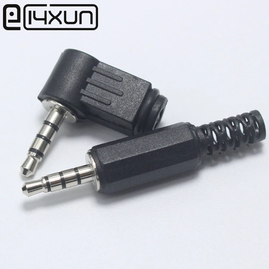 EClyxun 1pcs/lot 3.5mm 4 pole Audio Video TRRS Male plug 3.5 Headphone Connector Welding Type Right Straight/Angle Plugs
EClyxun 1pcs/lot 3.5mm 4 pole Audio Video TRRS Male plug 3.5 Headphone Connector Welding Type Right Straight/Angle Plugs