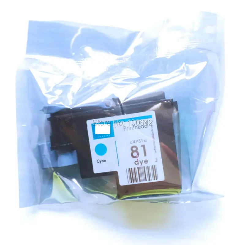 YOTAT 1pcs Cyan 81 printhead C4951A Printer head for HP81 HP 81 Designjet 5000 5000ps 5500 5500ps
YOTAT 1pcs Cyan 81 printhead C4951A Printer head for HP81 HP 81 Designjet 5000 5000ps 5500 5500ps