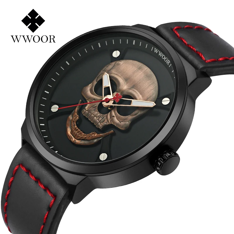 2018 WWOOR Fashion Male Wristwatch Top Brand Luxury Business Watches Waterproof Men Watch Clock skull style relogio masculino
2018 WWOOR Fashion Male Wristwatch Top Brand Luxury Business Watches Waterproof Men Watch Clock skull style relogio masculino