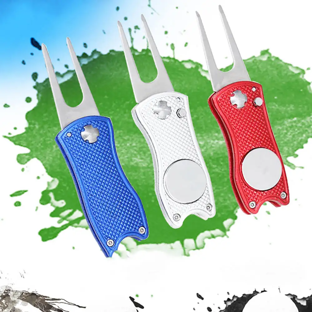 Foldable Golf Divot Repair Tool Golf Marker Pitch Cleaner Tool Golf Pitchfork Golf Accessories Putting Fork
Foldable Golf Divot Repair Tool Golf Marker Pitch Cleaner Tool Golf Pitchfork Golf Accessories Putting Fork