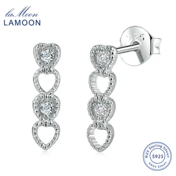 LAMOON New Lovely 4 Heart Style 100% Real 925-Sterling-Silver Stud Earrings S925 Fine Jewelry For Women Girl Gift LMEY033
LAMOON New Lovely 4 Heart Style 100% Real 925-Sterling-Silver Stud Earrings S925 Fine Jewelry For Women Girl Gift LMEY033
