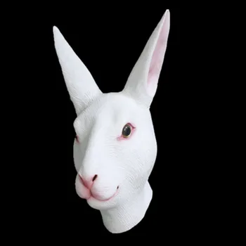 Promotional Realistic high-quality fancy costume latex grey Halloween Black latex rabbit mask
Promotional Realistic high-quality fancy costume latex grey Halloween Black latex rabbit mask