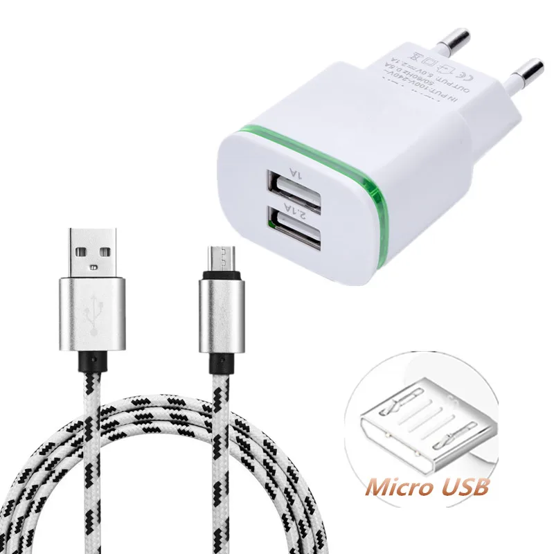 Quality AC USB wall charger for Huawei honor 8C 8X 7C 5C 4X 6 6X 3C play to Micro usb cable for Motorola moto g3 g4 g4 plus play
Quality AC USB wall charger for Huawei honor 8C 8X 7C 5C 4X 6 6X 3C play to Micro usb cable for Motorola moto g3 g4 g4 plus play