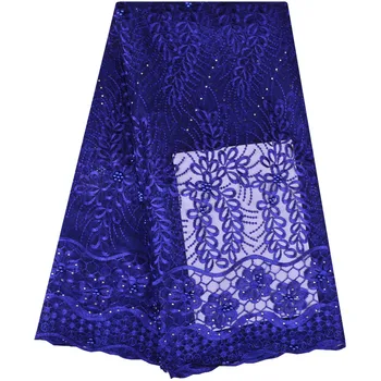 Royal Blue Color African French Lace Fabric With Stones For Wedding Bridal Dress High Quality African Tulle Lace Fabrics 1230B
Royal Blue Color African French Lace Fabric With Stones For Wedding Bridal Dress High Quality African Tulle Lace Fabrics 1230B