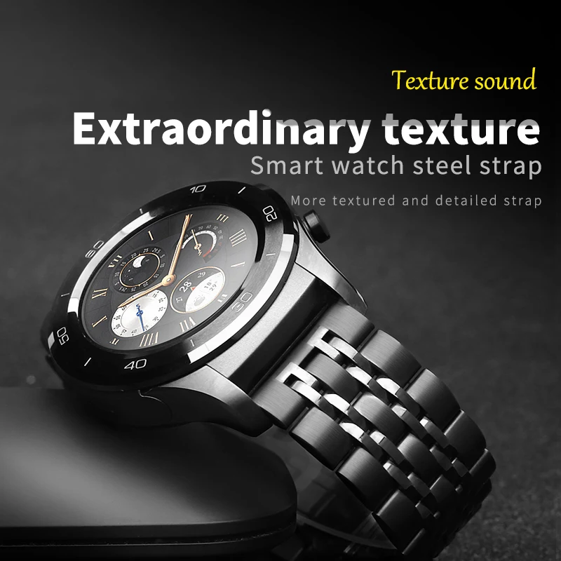 20/22mm watch band For Huawei watch 2 pro stainless steel Metal Watch Band Link Bracelet Watchband Smart watch replacement strap
20/22mm watch band For Huawei watch 2 pro stainless steel Metal Watch Band Link Bracelet Watchband Smart watch replacement strap