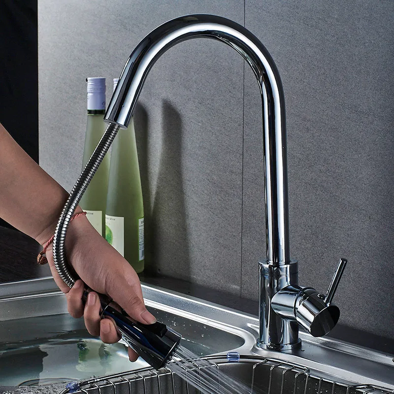 pull out type electroplating all copper kitchen faucet water bath basins sink seated spinning factory direct tap
pull out type electroplating all copper kitchen faucet water bath basins sink seated spinning factory direct tap