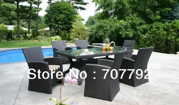 New Products Outdoor Bimini Wicker Dining Sets