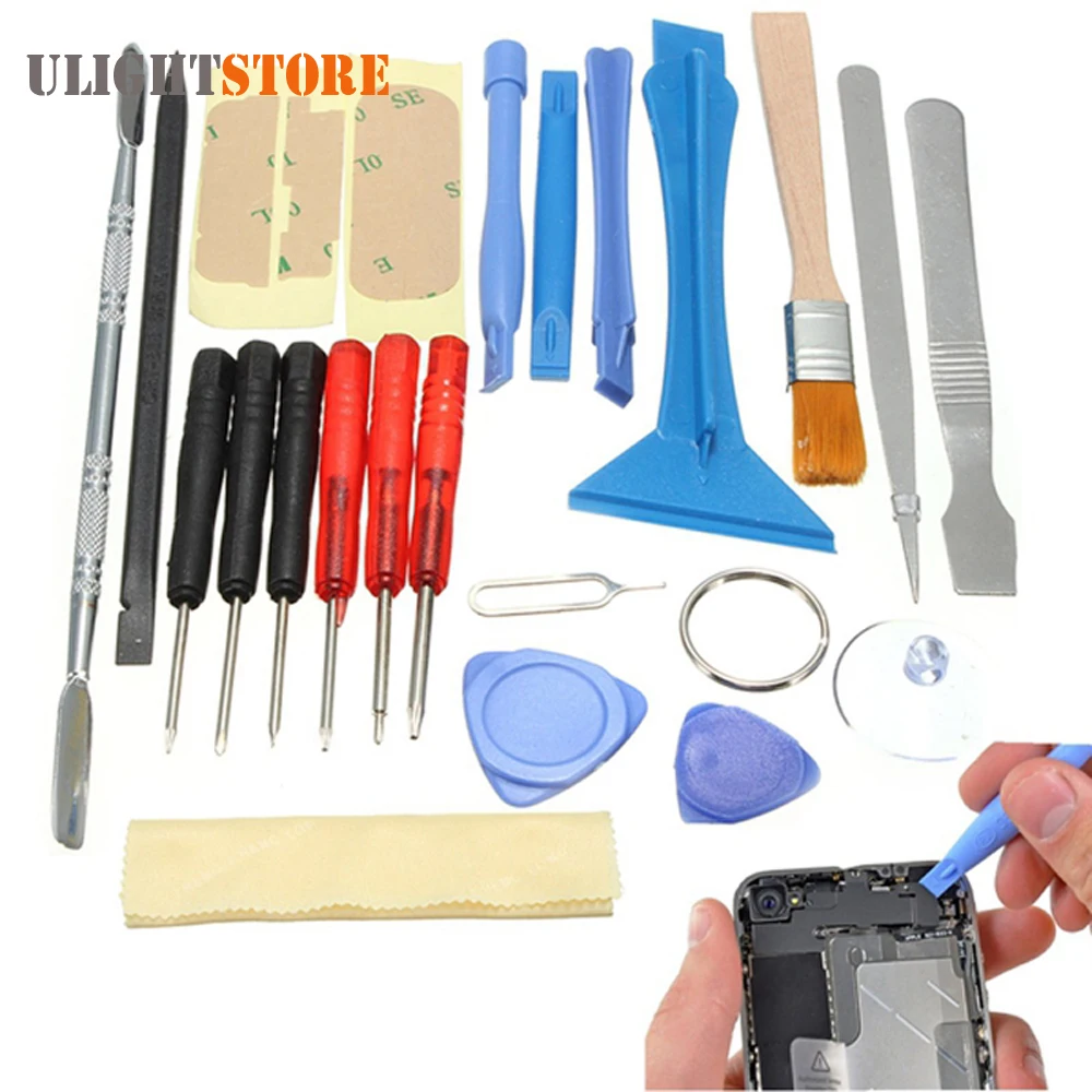 22 in 1 Open Pry Mobile Phone Repair Tool Kit Screwdrivers Sucker Quick Disassembly Hand Tool Set For iPhone Cellphone Tablet
22 in 1 Open Pry Mobile Phone Repair Tool Kit Screwdrivers Sucker Quick Disassembly Hand Tool Set For iPhone Cellphone Tablet
