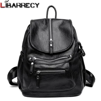 Multi-pocket Laptop Backpack Women Soft Leather Shoulder School Bag for Girls Sac A Dos Travel Rucksacks Ladies Mochilas Preppy
Multi-pocket Laptop Backpack Women Soft Leather Shoulder School Bag for Girls Sac A Dos Travel Rucksacks Ladies Mochilas Preppy