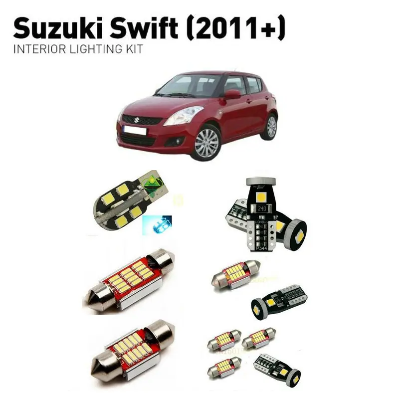 Led interior lights For Suzuki swift 2011+ 6pc Led Lights For Cars lighting kit automotive bulbs Canbus
Led interior lights For Suzuki swift 2011+ 6pc Led Lights For Cars lighting kit automotive bulbs Canbus