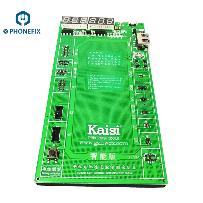 PHONEFIX Built-in Battery Fast Charging Activation Board for iPhone 7 7P 6S 6SP 6 6P 5 Huawei Xiaomi Samsung Battery Tester
PHONEFIX Built-in Battery Fast Charging Activation Board for iPhone 7 7P 6S 6SP 6 6P 5 Huawei Xiaomi Samsung Battery Tester