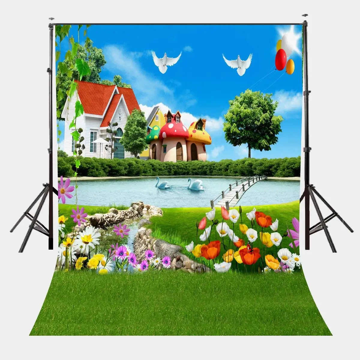 150x210cm Cartoon Natural Scenery Backdrop Colorful Flowers Sunny Day Photography Background Spring Outing Cartoon
150x210cm Cartoon Natural Scenery Backdrop Colorful Flowers Sunny Day Photography Background Spring Outing Cartoon