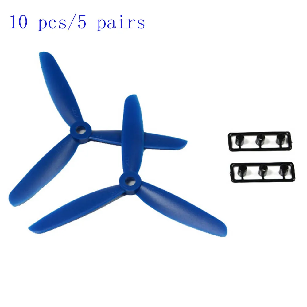 10pcs/lot 5045 3-Blade CW CCW Propellers Random Color For FPV Racer RC (5 pair)
10pcs/lot 5045 3-Blade CW CCW Propellers Random Color For FPV Racer RC (5 pair)