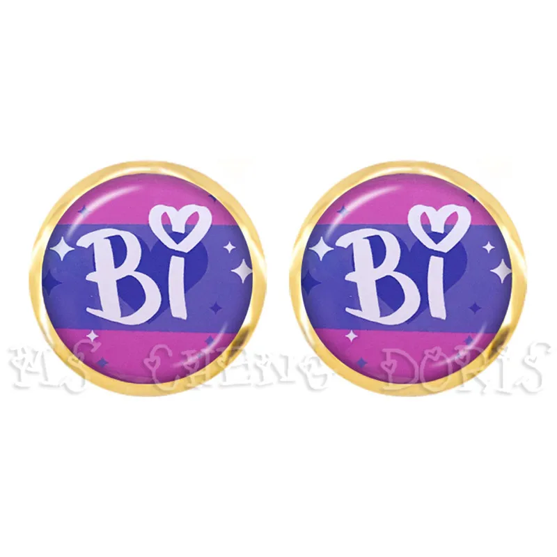 Mutilayered Colorful Gay Lesbian LGBT Stud Earring Rainbow Flag Bi Pride Stud Earrings Jewelry New Arrival
Mutilayered Colorful Gay Lesbian LGBT Stud Earring Rainbow Flag Bi Pride Stud Earrings Jewelry New Arrival