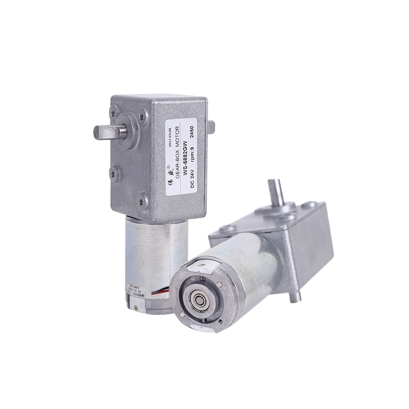 5882GW two-axis worm geared motor / high torque self-locking motor / 12V24V DC geared motor
5882GW two-axis worm geared motor / high torque self-locking motor / 12V24V DC geared motor