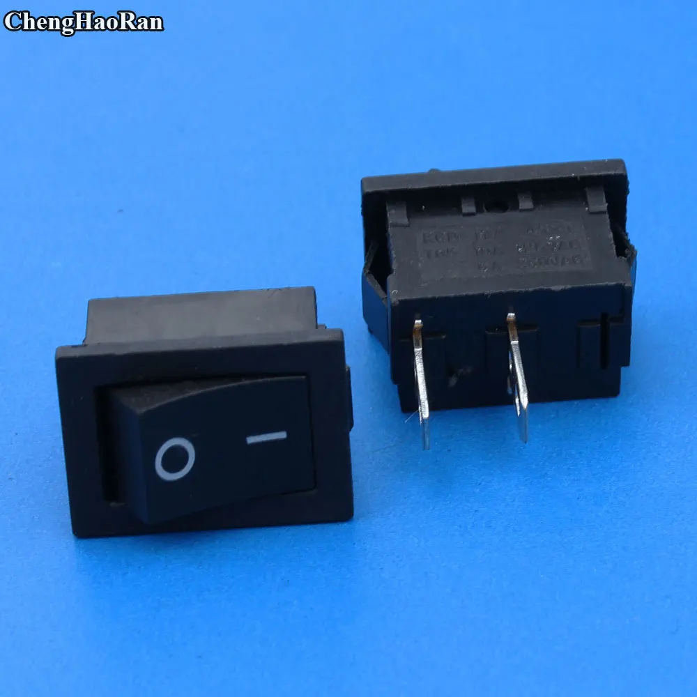 ChengHaoRan 1PC 250V 3A Mini Boat Rocker Switch SPST ON-OFF KCD1-2Pin Black Plastic Button R06 Drop Ship
ChengHaoRan 1PC 250V 3A Mini Boat Rocker Switch SPST ON-OFF KCD1-2Pin Black Plastic Button R06 Drop Ship