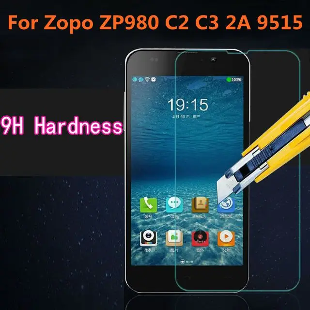 Закаленное стекло 2.5D для Zopo ZP980 C2 Высококачественная защитная пленка