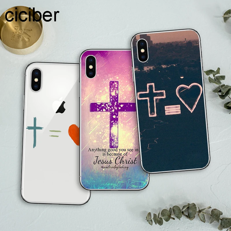 ciciber Bible Jesus Christ Soft Silicon Phone Cases Cover For iPhone 11 Pro Max 2019 XR X XS 7 6 8 6s Plus 5S SE Christian |