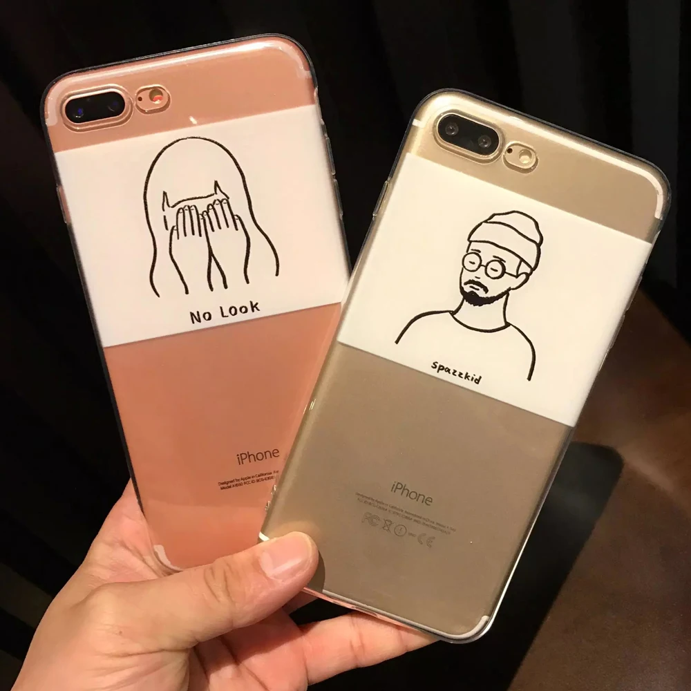 Korean Cartoon Cute Girl With Uncle Phone Case For Apple iPhone 6 6S 7 8 Plus X Case Soft TPU Transparent Back Cover Coque
Korean Cartoon Cute Girl With Uncle Phone Case For Apple iPhone 6 6S 7 8 Plus X Case Soft TPU Transparent Back Cover Coque